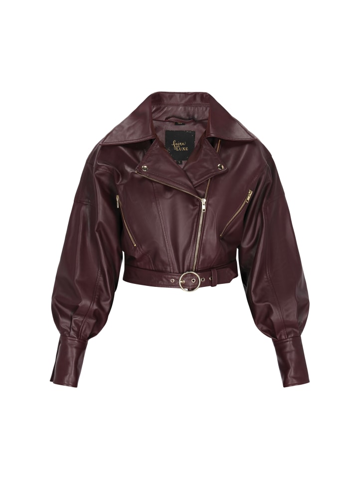 Кожаная куртка faina, бордовый
Кожаная куртка faina, бордовый
