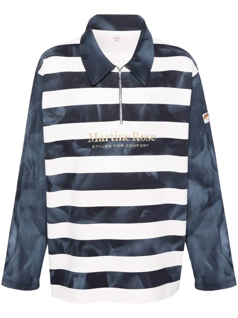 Толстовка с воротником поло и вышитым логотипом Martine Rose, синий
Толстовка с воротником поло и вышитым логотипом Martine Rose, синий