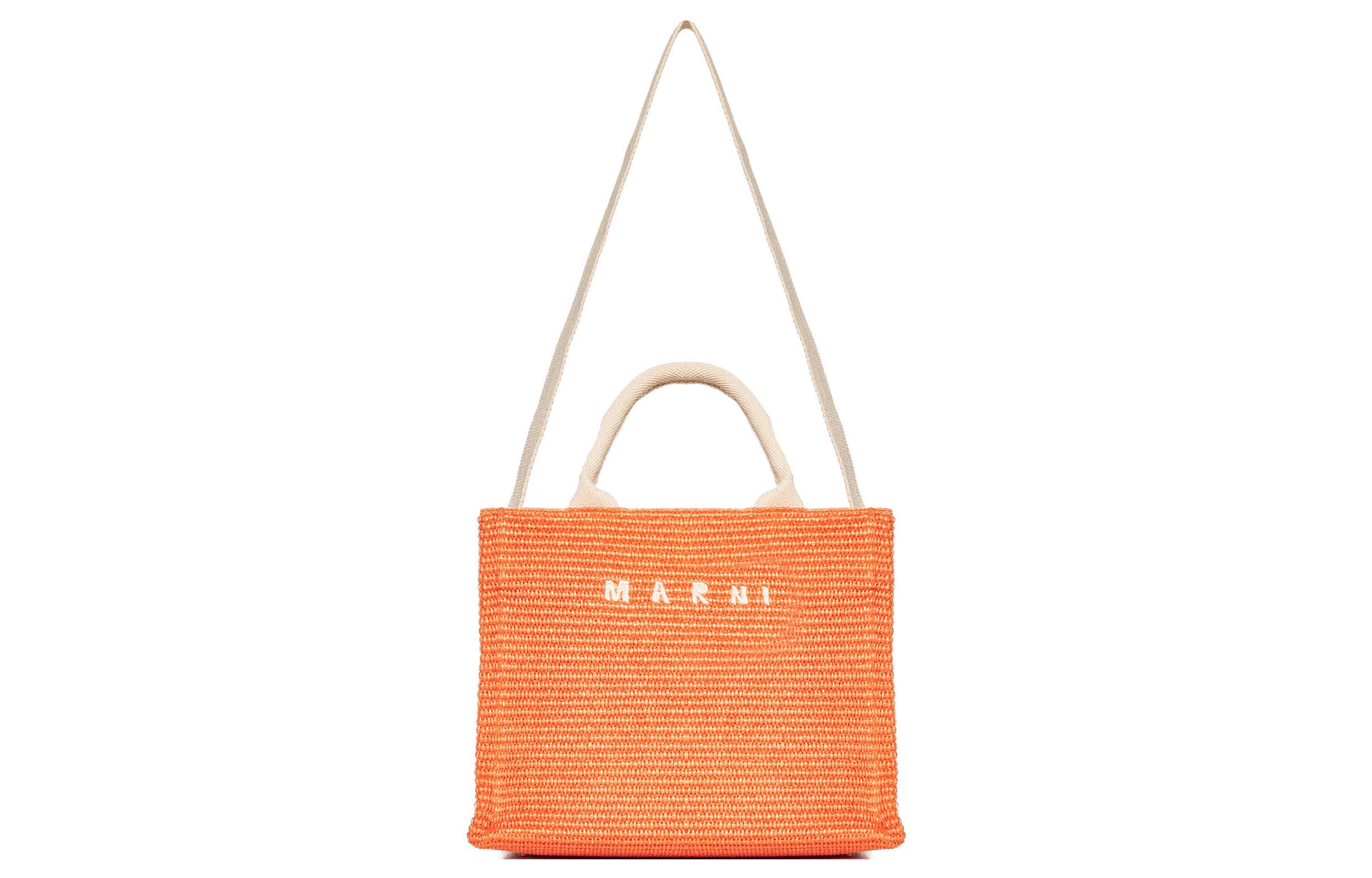 Хлопковая сумка-шоппер, Покупная сумка, Сумка через плечо, Кроссбоди, Женская сумка оранжевая MARNI
Хлопковая сумка-шоппер, Покупная сумка, Сумка через плечо, Кроссбоди, Женская сумка оранжевая MARNI
