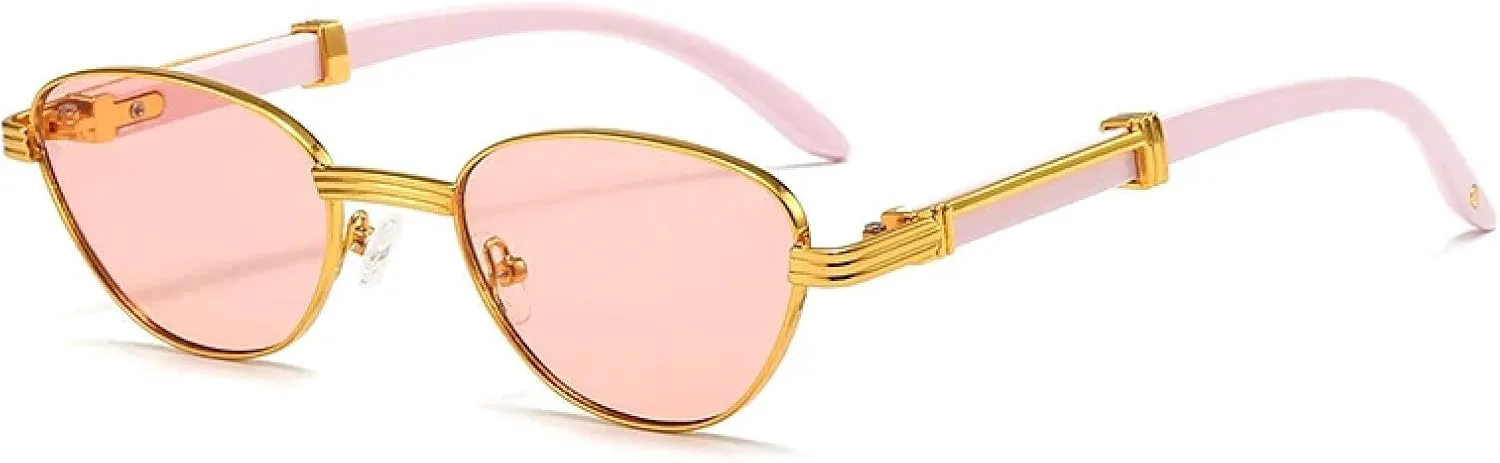 Женские солнцезащитные очки "кошачий глаз" с прозрачными градиентными линзами, защита от УФ-излучения UV400, мужские солнцезащитные очки DSVIGF, Golden Pink
Женские солнцезащитные очки "кошачий глаз" с прозрачными градиентными линзами, защита от УФ-излучения UV400, мужские солнцезащитные очки DSVIGF, Golden Pink