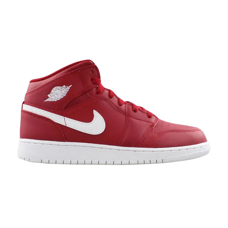Кроссовки Air Jordan 1 Retro Mid GS 'Gym Red 2.0', красный 
Кроссовки Air Jordan 1 Retro Mid GS 'Gym Red 2.0', красный