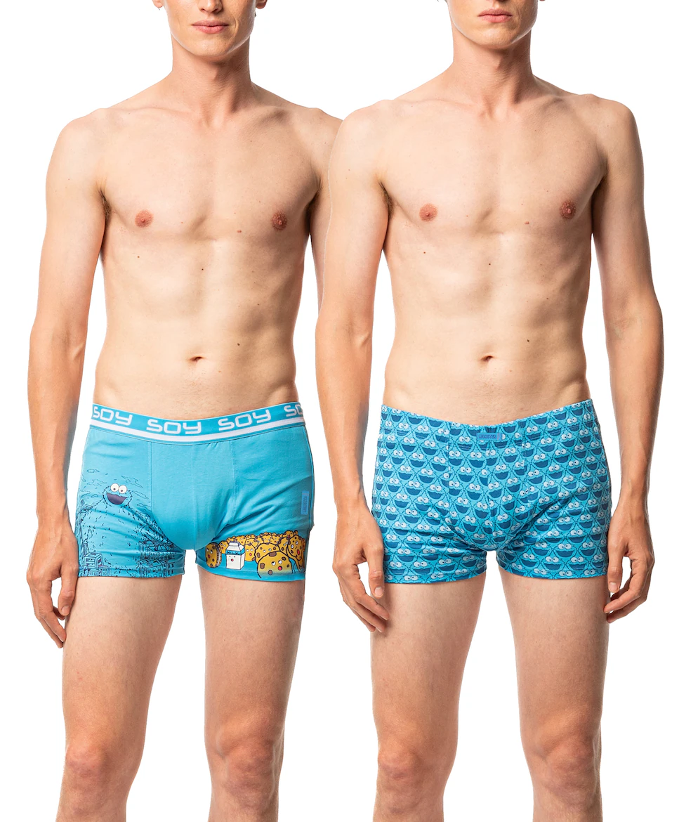 Набор из 2 мужских боксеров из трикотажа, разные цвета SOY, синий
Набор из 2 мужских боксеров из трикотажа, разные цвета SOY, синий