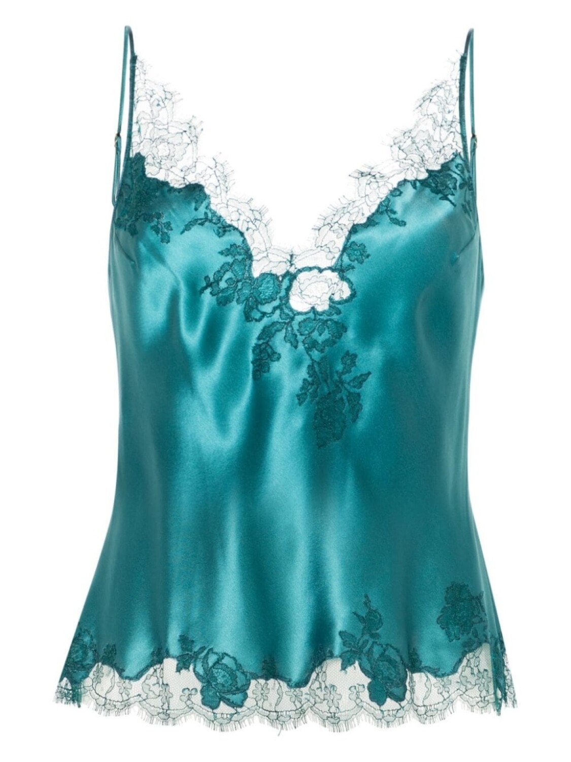 Carine Gilson шелковый топ на бретелях с кружевом, синий
Carine Gilson шелковый топ на бретелях с кружевом, синий