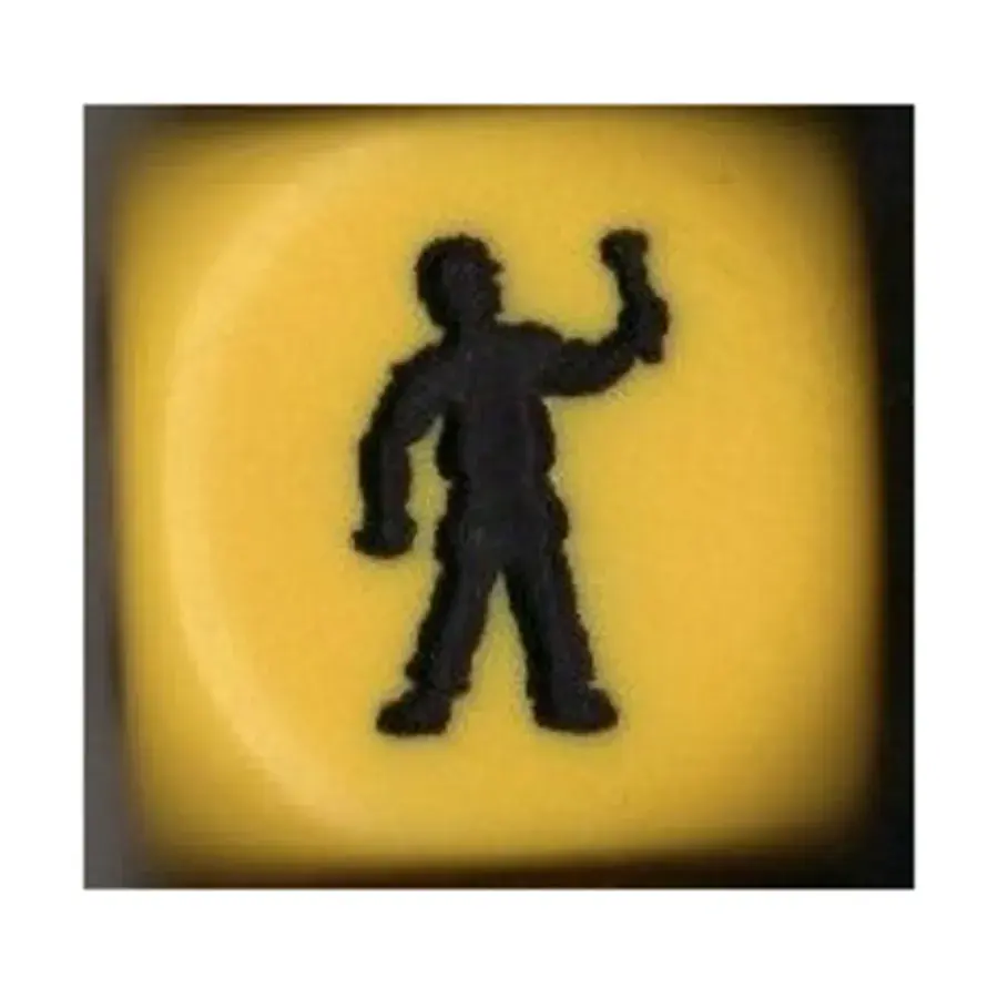 Кубик выжившего – строитель (2), Zombie Dice
Кубик выжившего – строитель (2), Zombie Dice