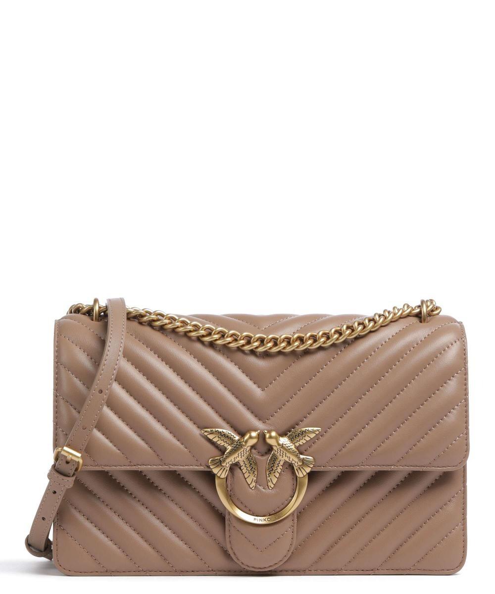 Сумка через плечо Love One Classic из овчины Pinko, коричневый
Сумка через плечо Love One Classic из овчины Pinko, коричневый