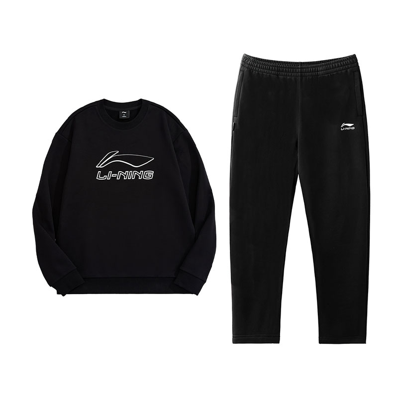 Комплект из двух предметов: толстовка и свитшот Li Ning для мужчин., черный top+черный pants
Комплект из двух предметов: толстовка и свитшот Li Ning для мужчин., черный top+черный pants