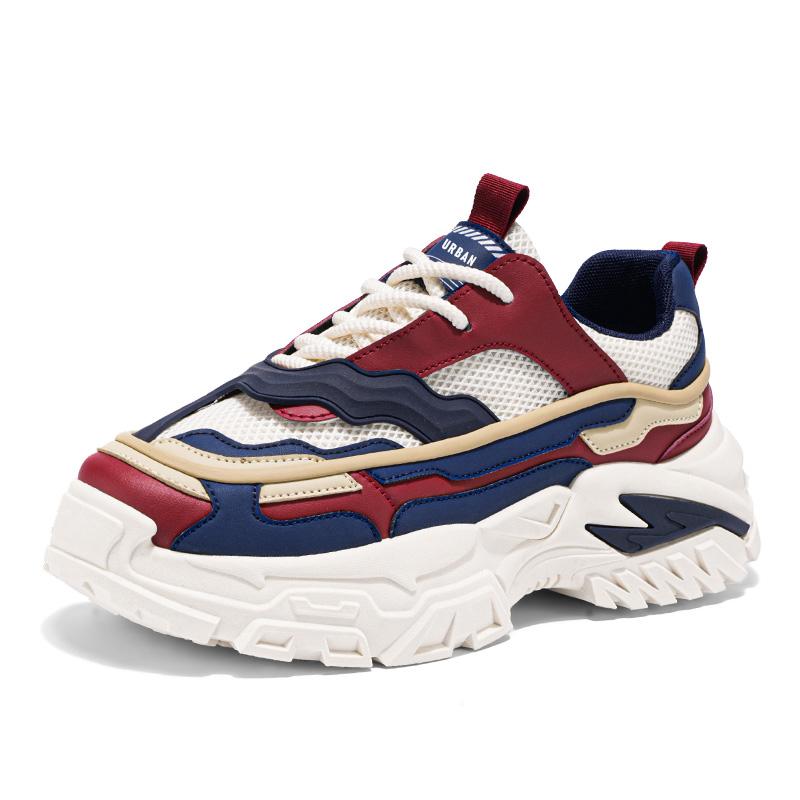 Кроссовки мужские, увеличивающие рост, устойчивые к истиранию, дышащие, нескользящие, низкие, массивные URBAN AUTHENTIC, Beige Red
Кроссовки мужские, увеличивающие рост, устойчивые к истиранию, дышащие, нескользящие, низкие, массивные URBAN AUTHENTIC, Beige Red