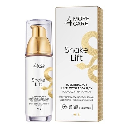 Укрепляющий разглаживающий крем для глаз и век Snake Lift 35 мл, More4Care
Укрепляющий разглаживающий крем для глаз и век Snake Lift 35 мл, More4Care