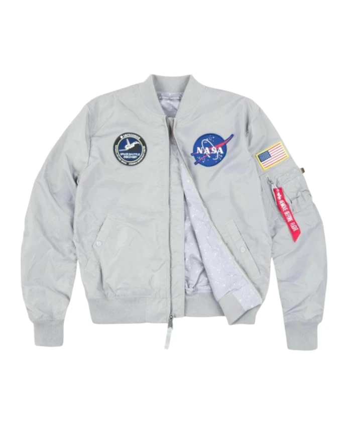 Двусторонняя куртка-бомбер NASA II Alpha Industries, серый
Двусторонняя куртка-бомбер NASA II Alpha Industries, серый
