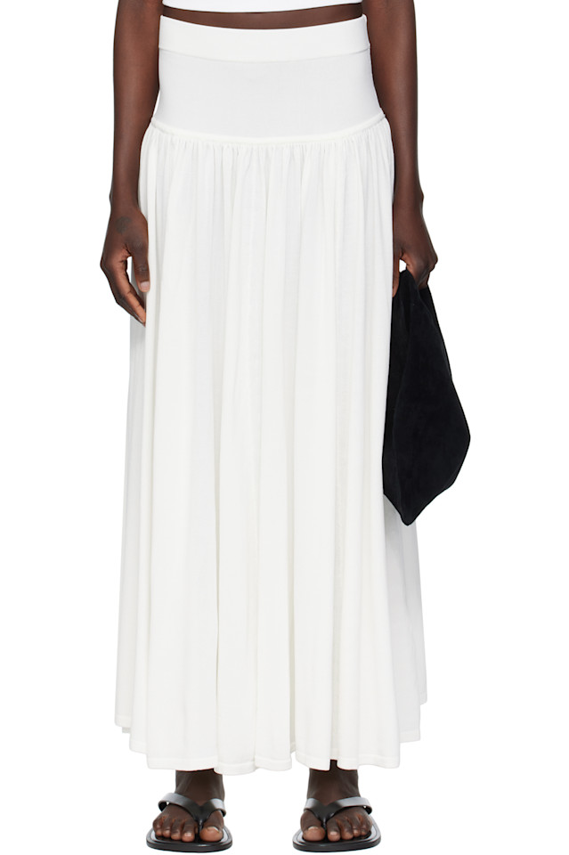 Loulou De Saison Длинная юбка Off-White romy
Loulou De Saison Длинная юбка Off-White romy