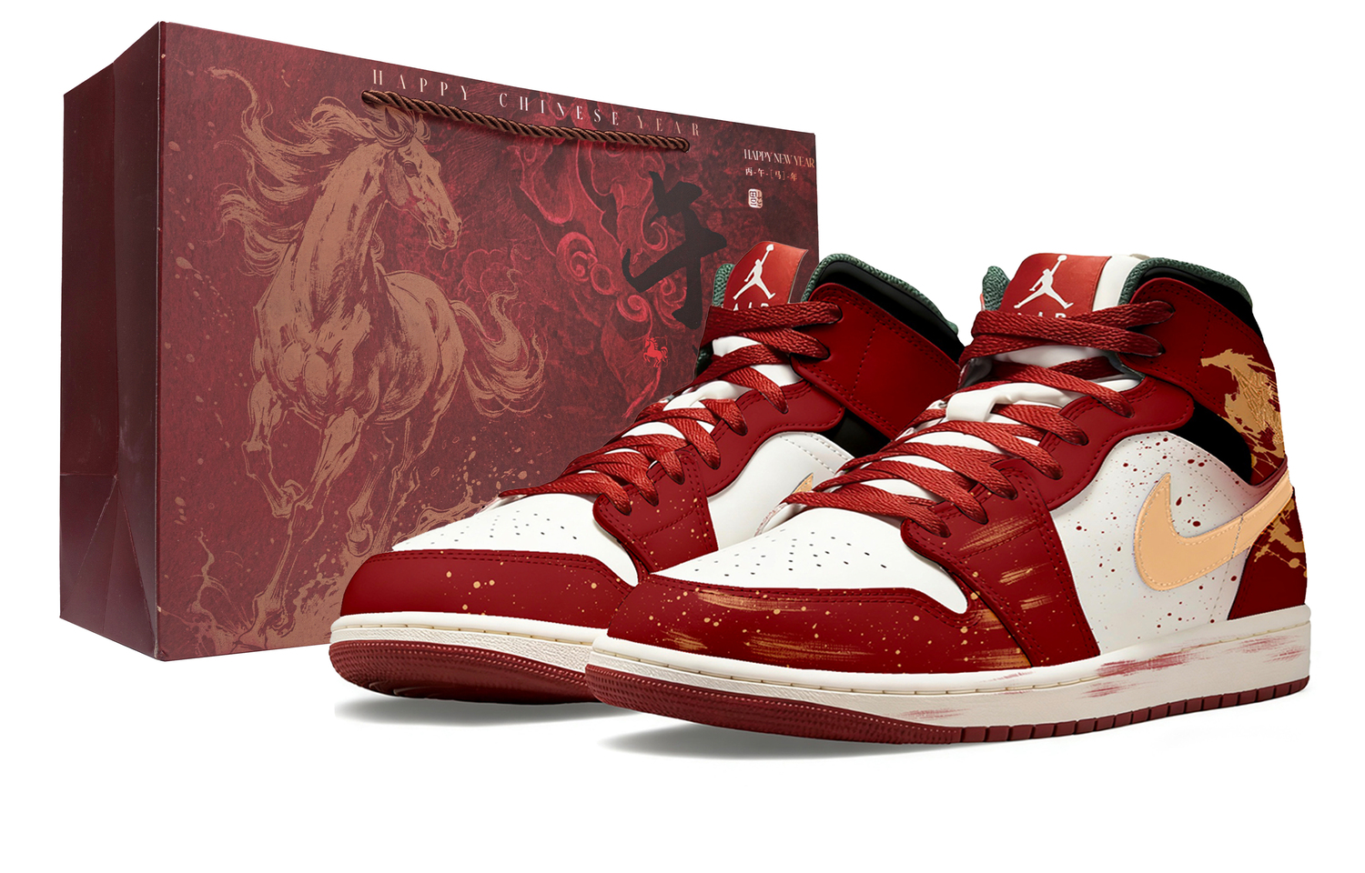 Jordan Кроссовки Air 1 Chi Jilingyun Mid top Vintage Unisex Red White
Jordan Кроссовки Air 1 Chi Jilingyun Mid top Vintage Unisex Red White