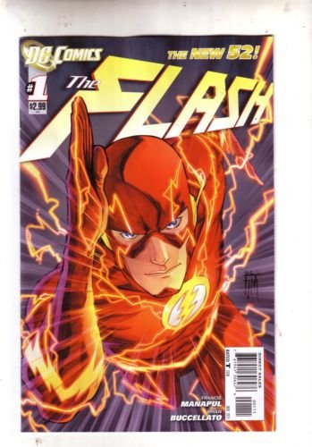 The Flash #1 "1st Print- The Flash Knows He Can’t Be Everywhere At Once, but What Happens When He Faces an All-new Villain Who Really Can!" (DC COMICS)
The Flash #1 "1st Print- The Flash Knows He Can’t Be Everywhere At Once, but What Happens When He Faces an All-new Villain Who Really Can!" (DC COMICS)