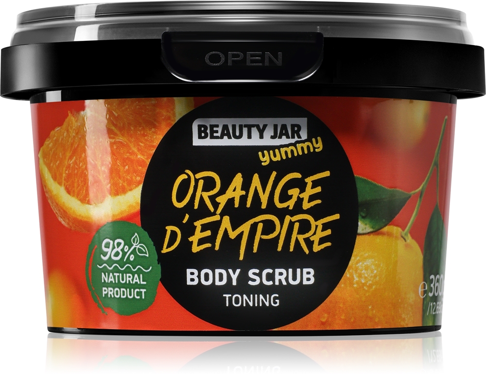 Вкусный нежный скраб Orange d'Empire с освежающим эффектом Beauty Jar, 360 гр
Вкусный нежный скраб Orange d'Empire с освежающим эффектом Beauty Jar, 360 гр