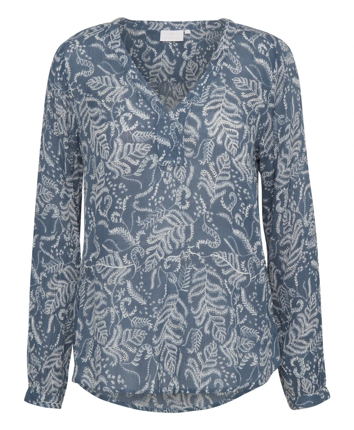 Блузка с длинными рукавами Kaffe, серый
Блузка с длинными рукавами Kaffe, серый