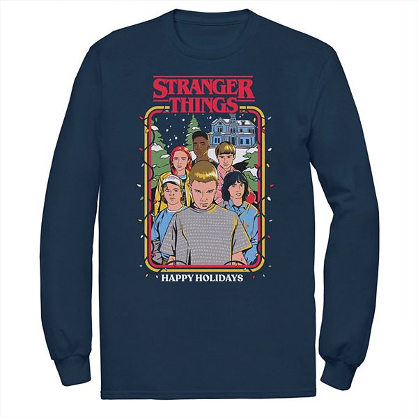 Футболка с длинным рукавом Big & Tall Stranger Things Happy Holidays Licensed Character
Футболка с длинным рукавом Big & Tall Stranger Things Happy Holidays Licensed Character