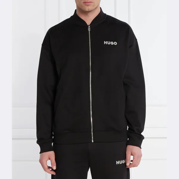 Толстовка дрохомбер стандартного кроя Hugo, черный
Толстовка дрохомбер стандартного кроя Hugo, черный