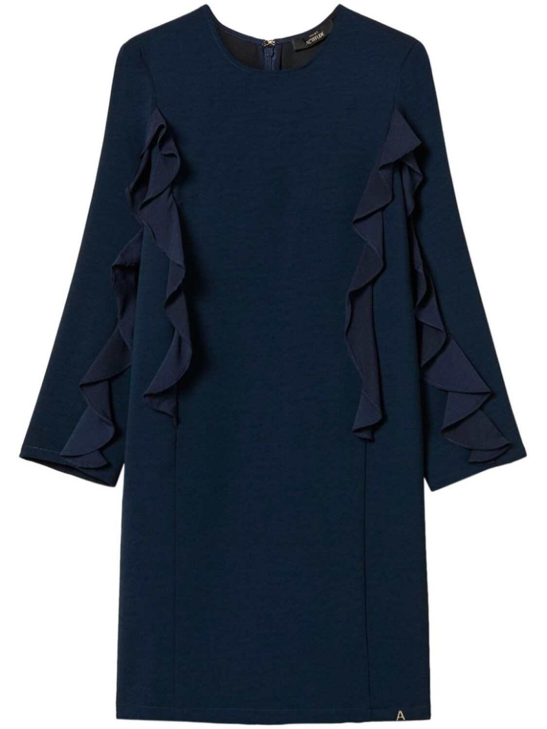 Мини-платье с оборками TWINSET, синий
Мини-платье с оборками TWINSET, синий