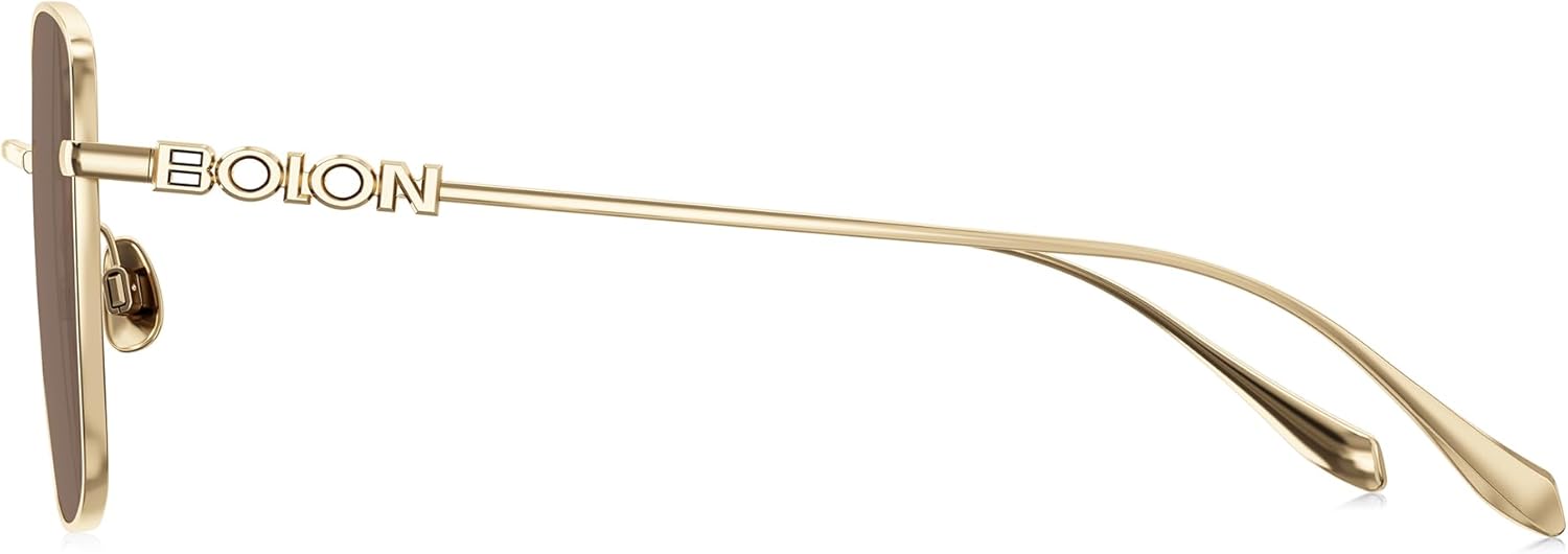 Женские стильные элегантные солнцезащитные очки BOLON с нейлоновыми поляризованными линзами UV400 BL7211 58 мм, эксклюзивный бренд очков EssilorLuxottica, Wheat Gold/Transparent Brown
Женские стильные элегантные солнцезащитные очки BOLON с нейлоновыми поляризованными линзами UV400 BL7211 58 мм, эксклюзивный бренд очков EssilorLuxottica, Wheat Gold/Transparent Brown