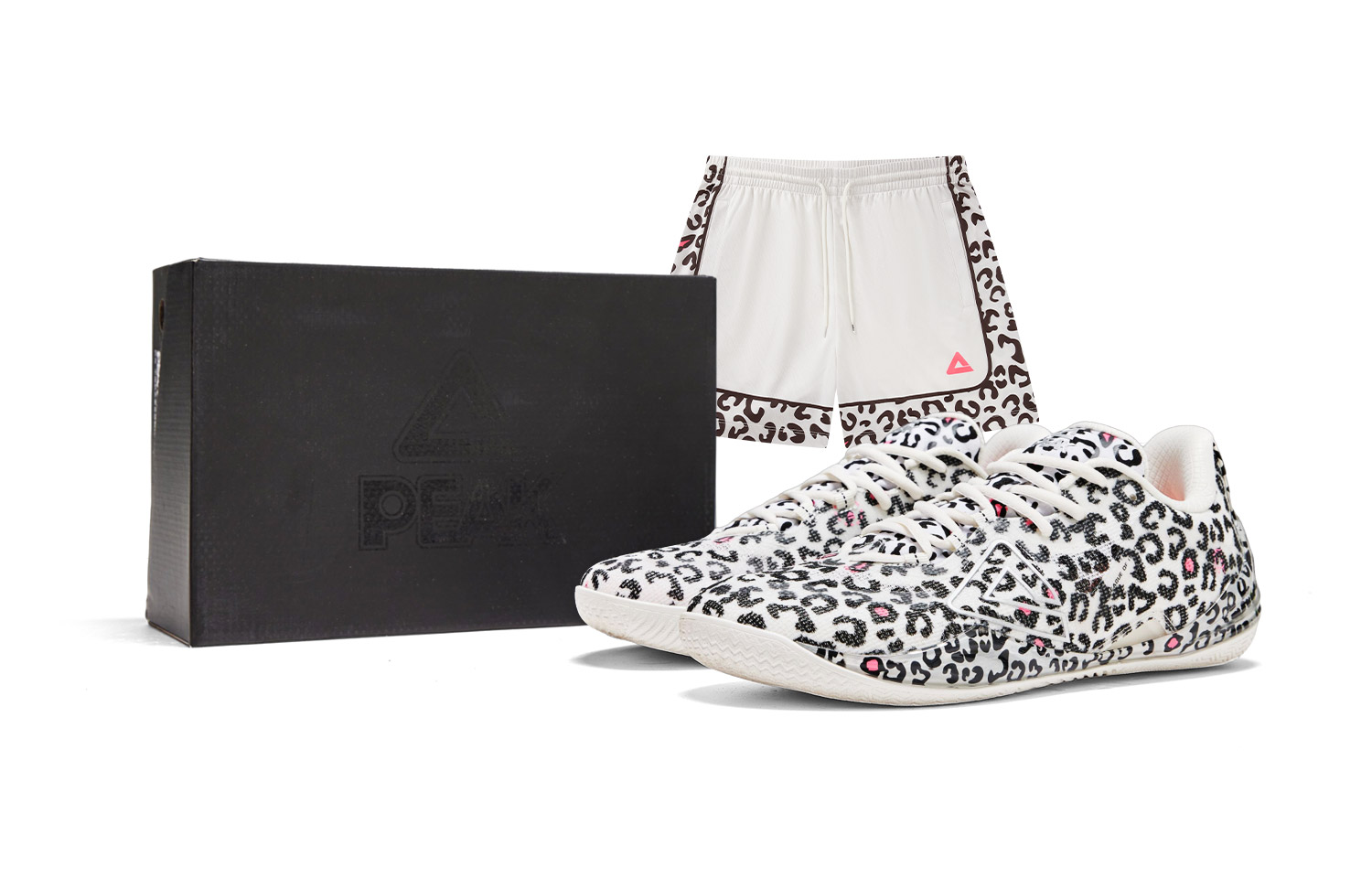 PEAK Баскетбольные кроссовки Wushuang мужские низкие, белые, черные, розовые
PEAK Баскетбольные кроссовки Wushuang мужские низкие, белые, черные, розовые