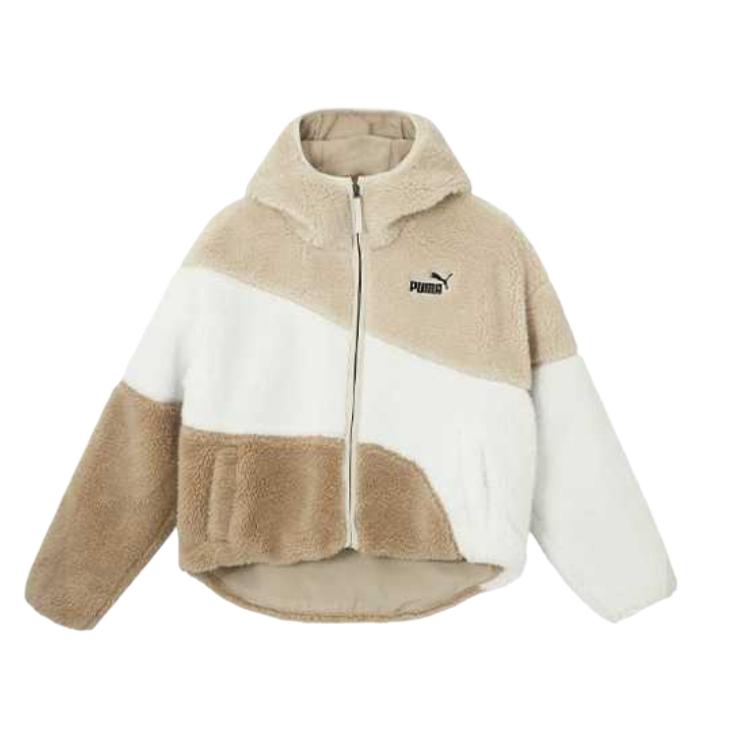 PUMA Женское пальто с бархатистой текстурой для снега, Snow 
PUMA Женское пальто с бархатистой текстурой для снега, Snow