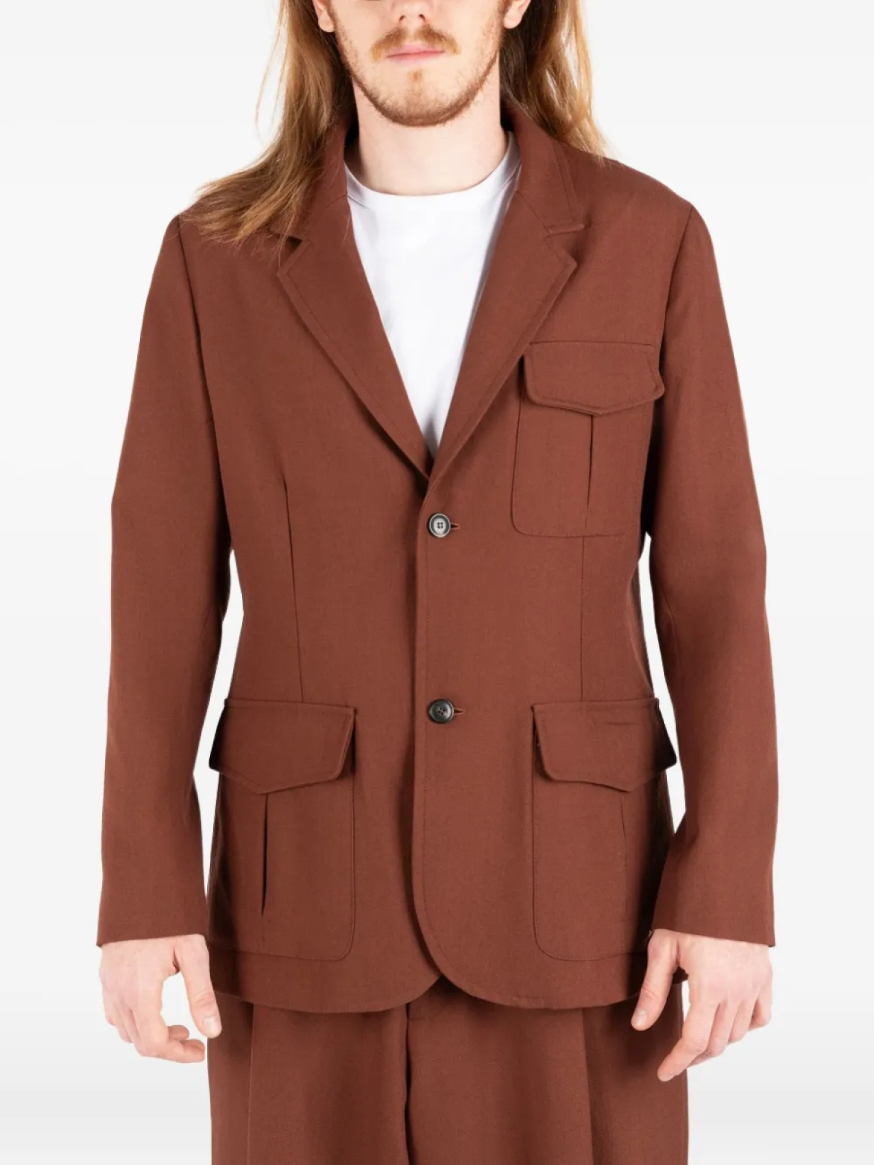 Куртка Société Anonyme на пуговицах с накладными карманами, коричневый
Куртка Société Anonyme на пуговицах с накладными карманами, коричневый