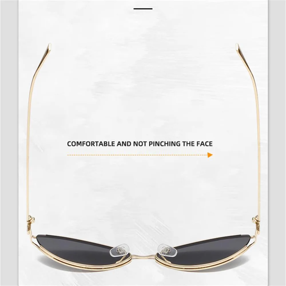 Ретро маленькие женские солнцезащитные очки без оправы с градиентным зеркальным покрытием, защита от УФ-излучения UV400, мужские солнцезащитные очки VFDHN, 2
Ретро маленькие женские солнцезащитные очки без оправы с градиентным зеркальным покрытием, защита от УФ-излучения UV400, мужские солнцезащитные очки VFDHN, 2