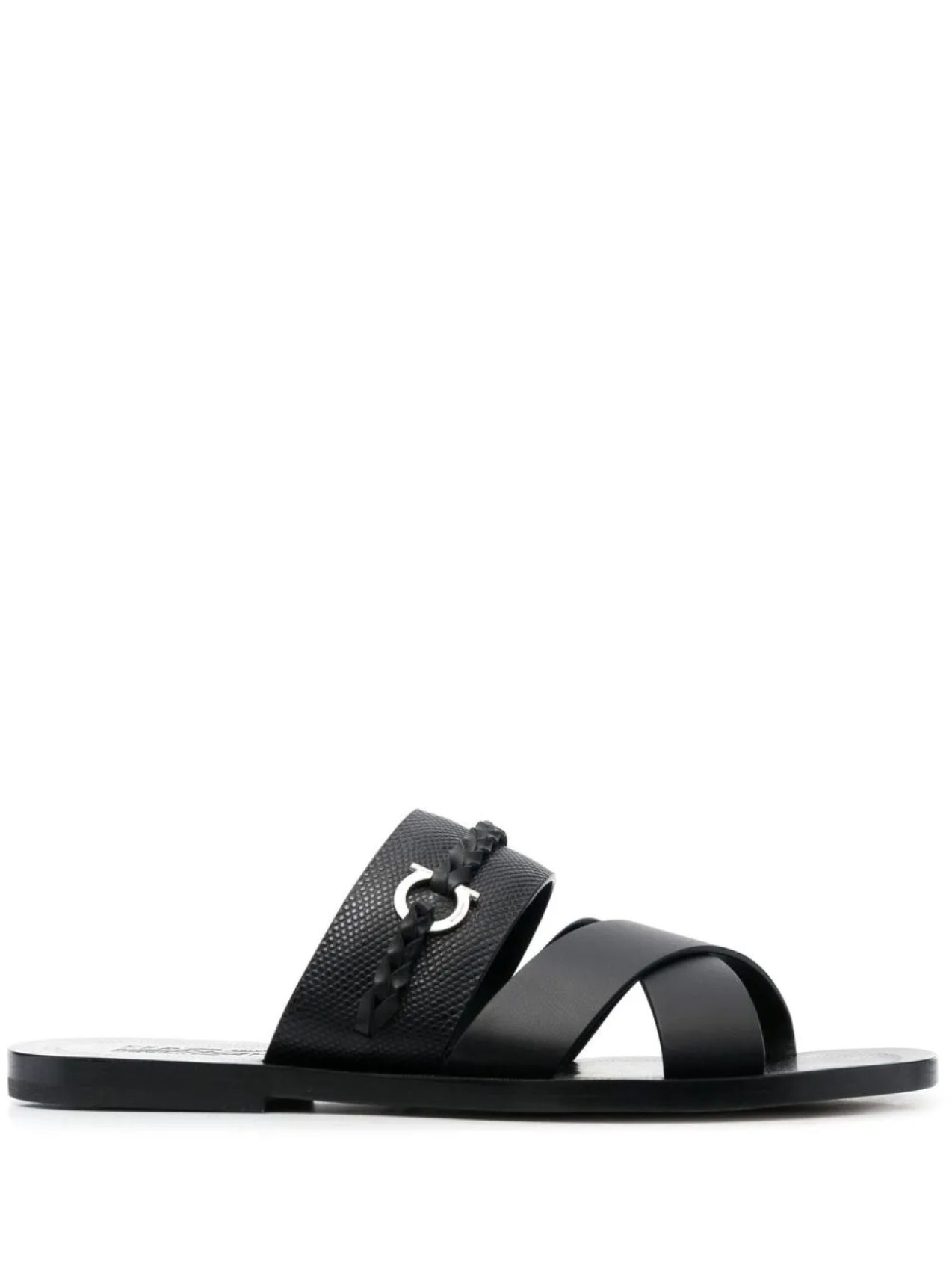 Ferragamo сандалии с перекрестными ремешками и пряжкой Gancini, черный
Ferragamo сандалии с перекрестными ремешками и пряжкой Gancini, черный