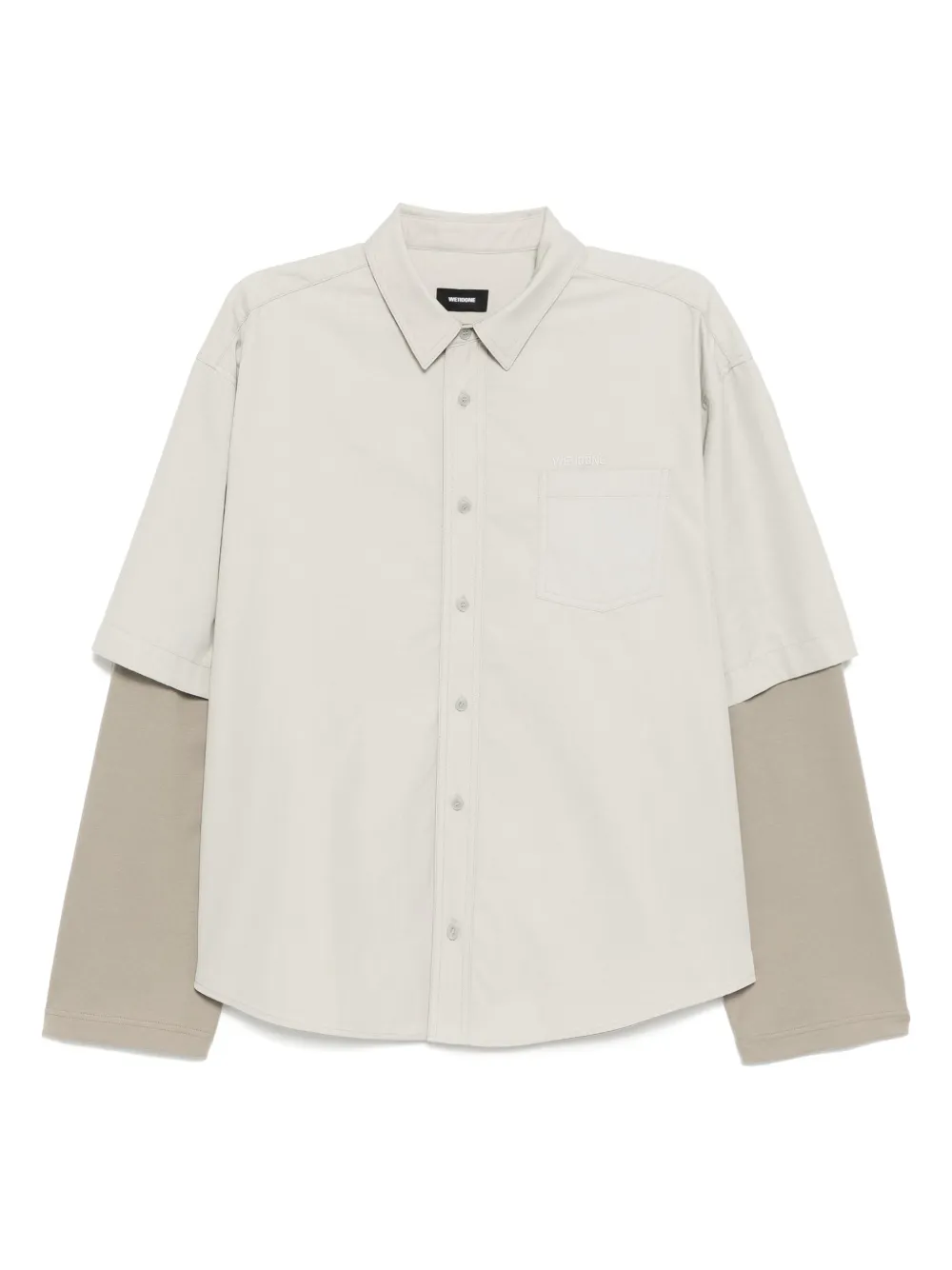 Многослойная рубашка We11done, серый
Многослойная рубашка We11done, серый