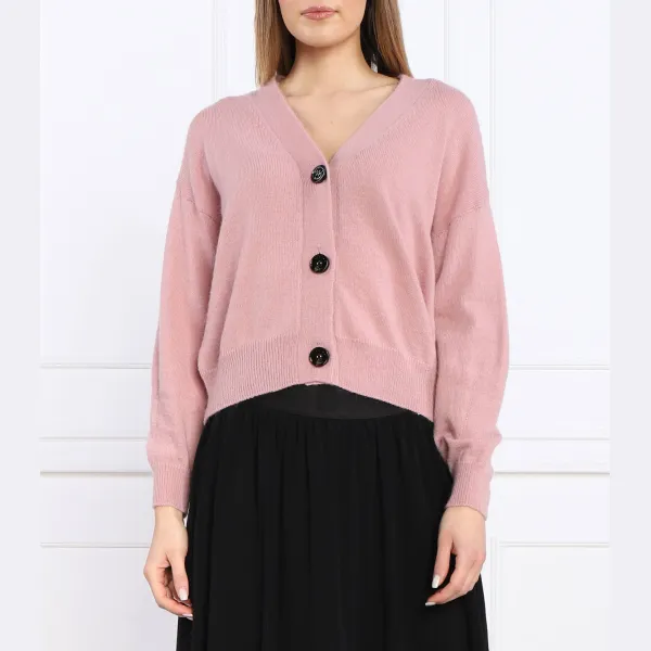 Кардиган классического кроя с пионами с добавлением шерсти Max Mara, розовый
Кардиган классического кроя с пионами с добавлением шерсти Max Mara, розовый