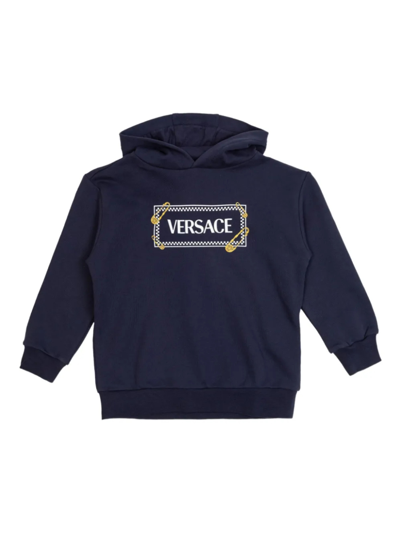 Толстовка с логотипом Versace Kids, синий 
Толстовка с логотипом Versace Kids, синий