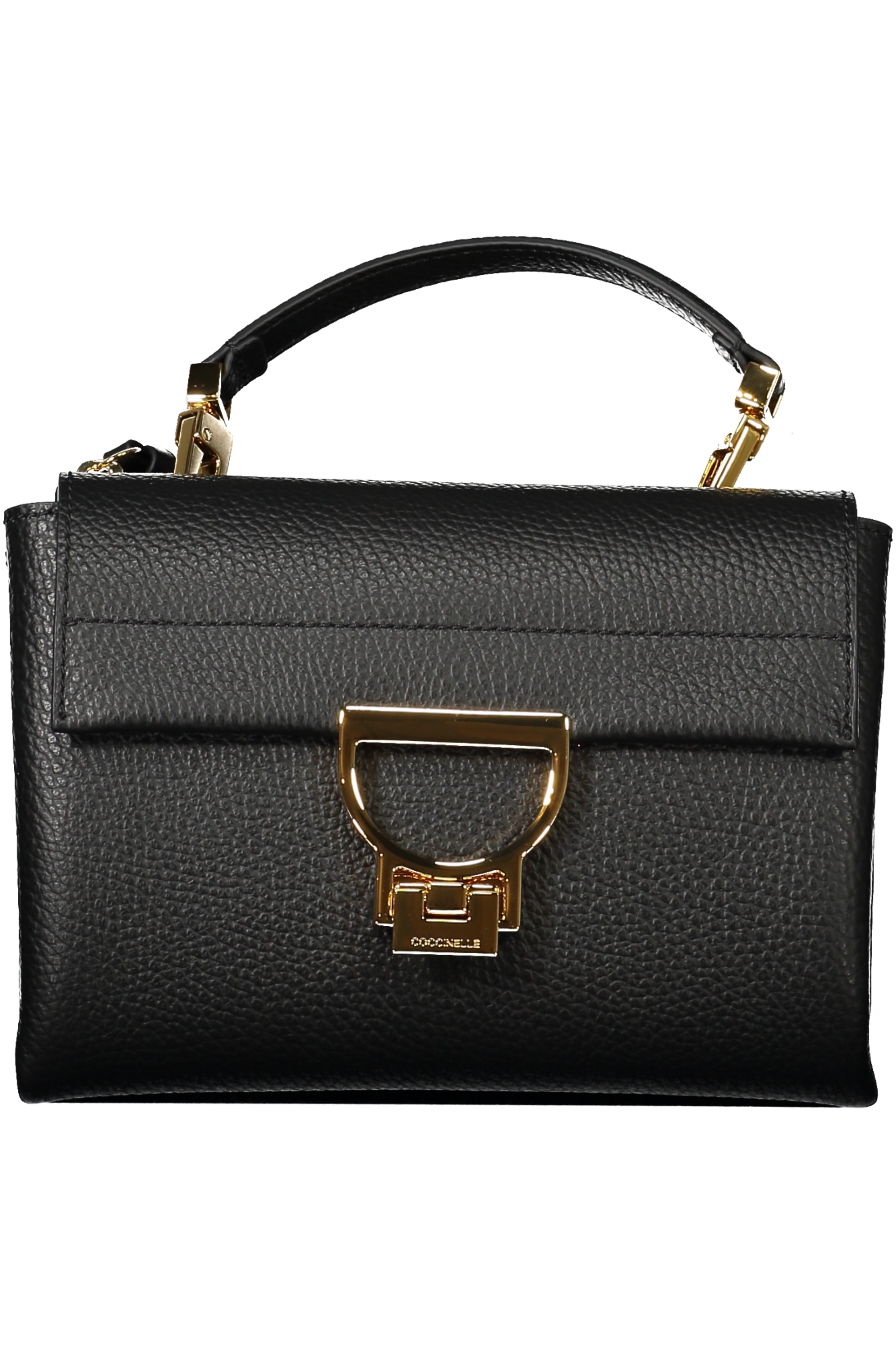 Женская сумка Coccinelle кожаная с ручкой и клапаном на кнопке, черный
Женская сумка Coccinelle кожаная с ручкой и клапаном на кнопке, черный
