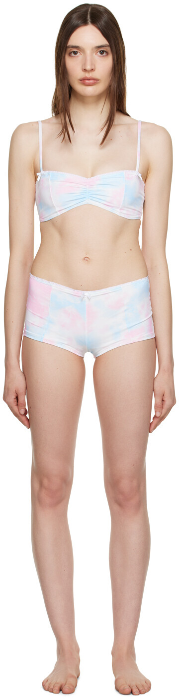 Frankies Bikinis Эксклюзивное белое и розовое бикини Cleo & Genevieve SSENSE
Frankies Bikinis Эксклюзивное белое и розовое бикини Cleo & Genevieve SSENSE