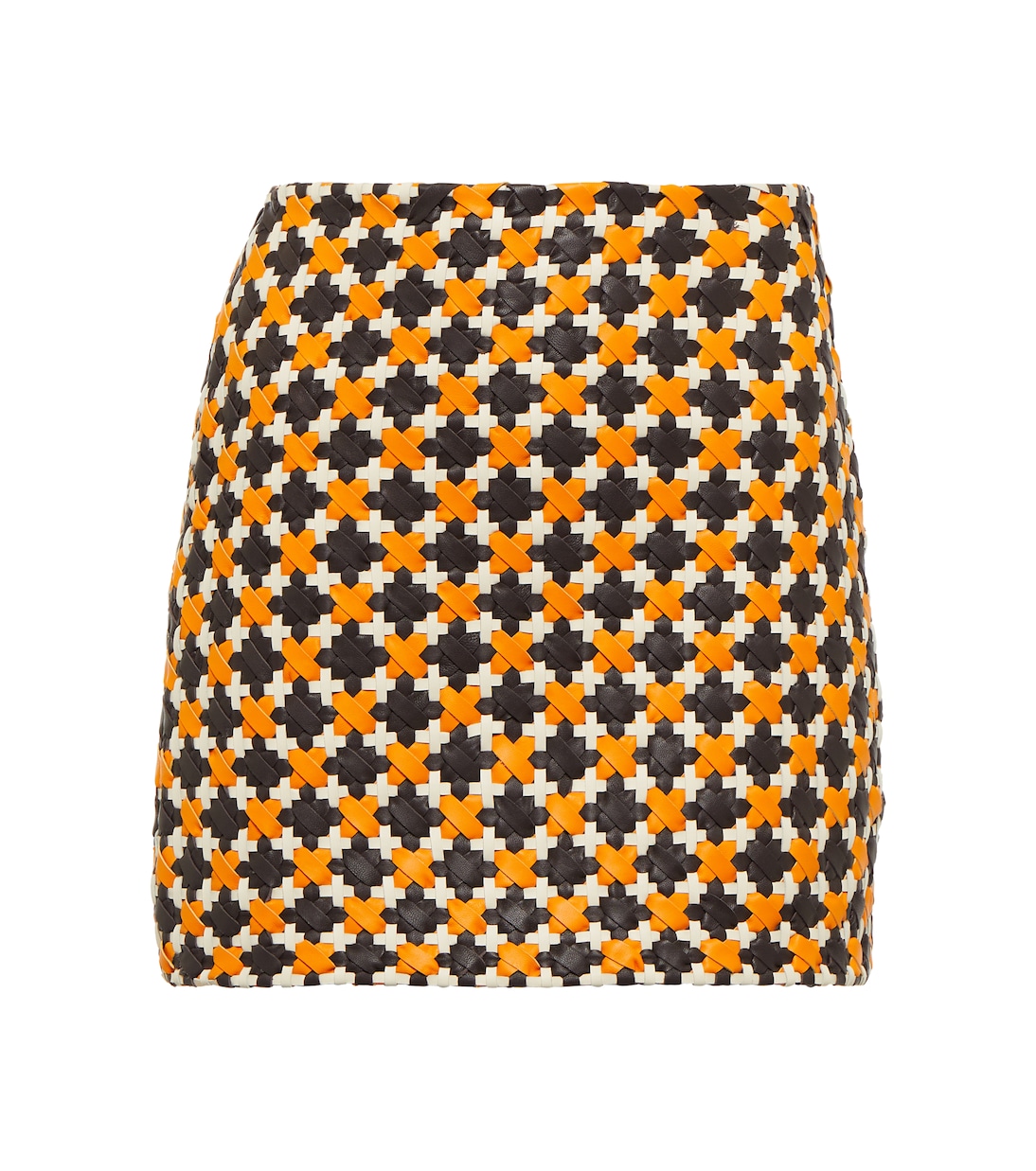 Кожаная мини-юбка Dodo Bar Or, Brown Orange Combo
Кожаная мини-юбка Dodo Bar Or, Brown Orange Combo