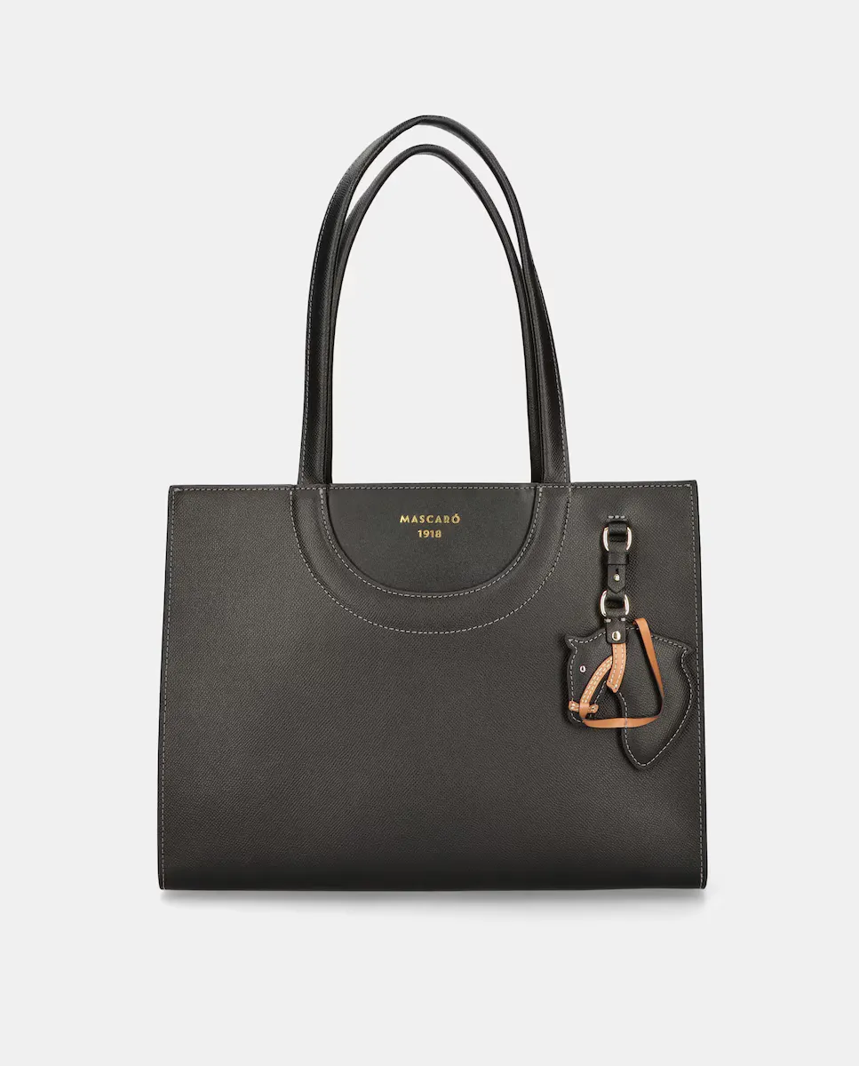 Черная кожаная сумка через плечо Mascaró, черный
Черная кожаная сумка через плечо Mascaró, черный