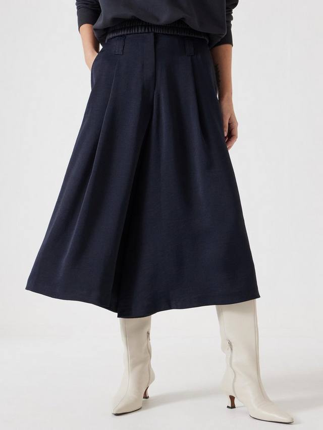 Укороченные брюки kiri culotte с широкими штанинами HUSH, темно-синий
Укороченные брюки kiri culotte с широкими штанинами HUSH, темно-синий