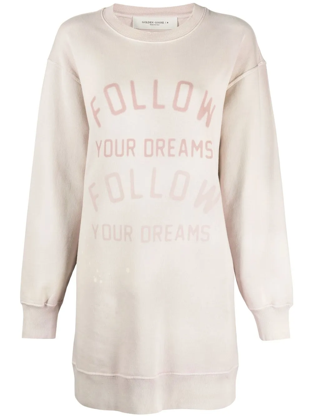 Платье-толстовка с графичным принтом GOLDEN GOOSE, розовый
Платье-толстовка с графичным принтом GOLDEN GOOSE, розовый