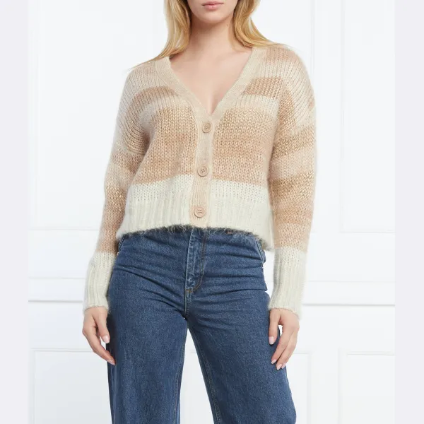 Шерстяной кардиган обычного кроя Silvian Heach, бежевый
Шерстяной кардиган обычного кроя Silvian Heach, бежевый