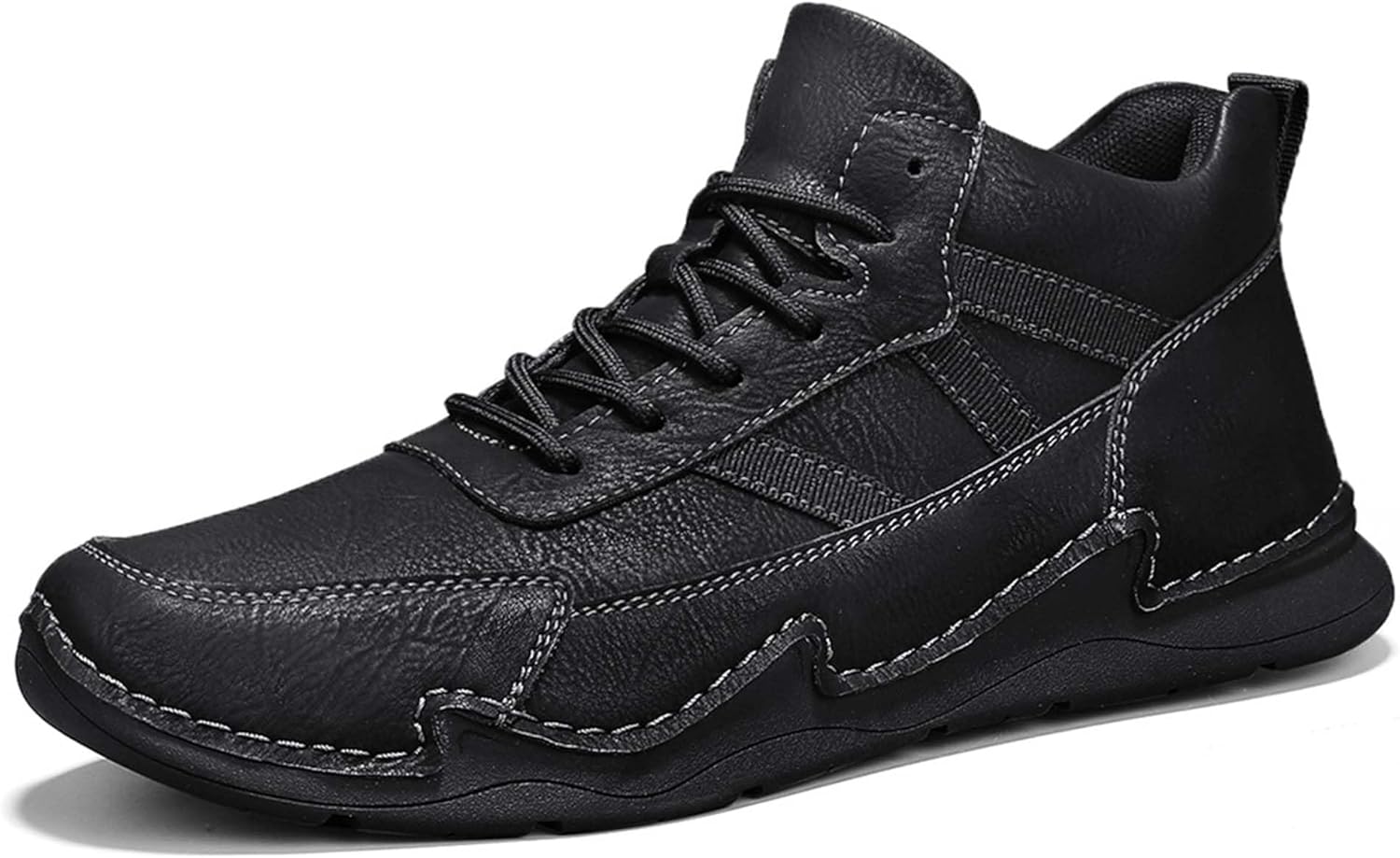 Мужские премиальные кожаные модные кроссовки средней посадки, повседневные, для прогулок, уличные, с сетчатой подкладкой, мягкие и комфортные, противоскользящие, износостойкие Generic, черный
Мужские премиальные кожаные модные кроссовки средней посадки, повседневные, для прогулок, уличные, с сетчатой подкладкой, мягкие и комфортные, противоскользящие, износостойкие Generic, черный