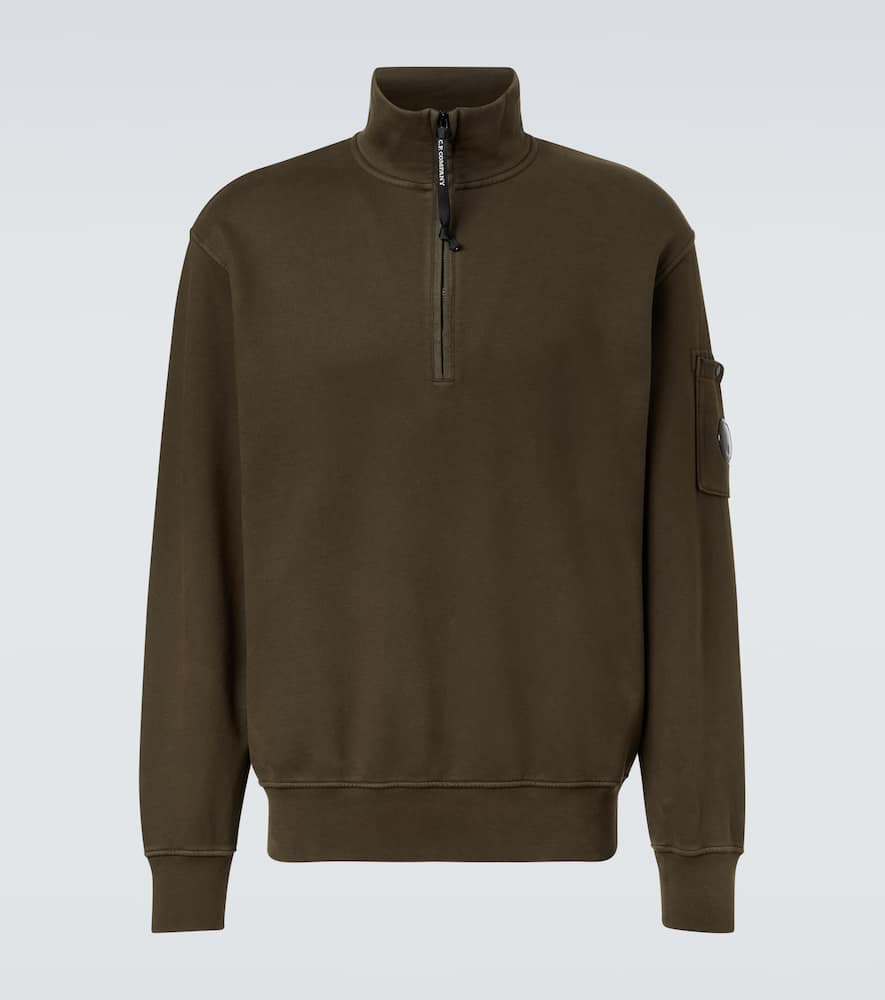 Толстовка Lens с полумолнией из хлопка C.P. Company, Ivy Green
Толстовка Lens с полумолнией из хлопка C.P. Company, Ivy Green