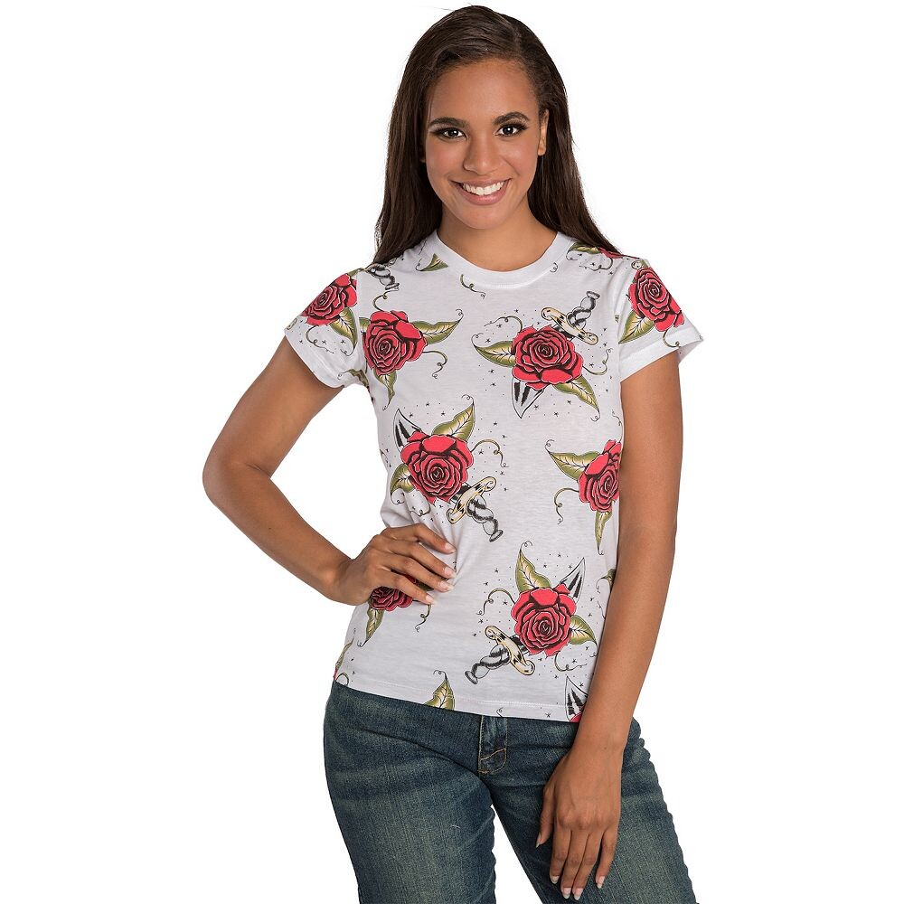 Женская футболка из эластичного джерси с принтом Sweet Vibes Poetic Justice, белый
Женская футболка из эластичного джерси с принтом Sweet Vibes Poetic Justice, белый