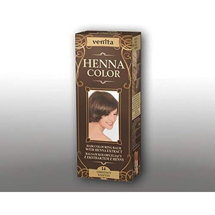 Краска для волос Henna Color 75 мл - Каштан, Venita
Краска для волос Henna Color 75 мл - Каштан, Venita