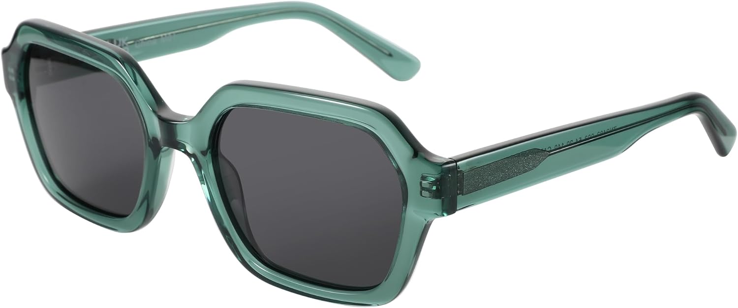 Солнцезащитные очки ZENOTTIC Retro Polarized Hexagon для женщин, классические винтажные квадратные солнцезащитные очки из ацетата с защитой от УФ-излучения UV400, C03 Crystal Green / Grey
Солнцезащитные очки ZENOTTIC Retro Polarized Hexagon для женщин, классические винтажные квадратные солнцезащитные очки из ацетата с защитой от УФ-излучения UV400, C03 Crystal Green / Grey