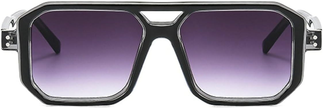 Винтажные квадратные мужские солнцезащитные очки, модные желто-синие оттенки, защита от ультрафиолета UV400, женские трендовые очки в стиле панк с заклепками 11822 Melrose, Black
Винтажные квадратные мужские солнцезащитные очки, модные желто-синие оттенки, защита от ультрафиолета UV400, женские трендовые очки в стиле панк с заклепками 11822 Melrose, Black