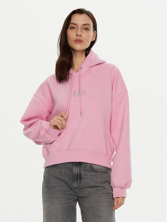 Толстовка свободного кроя Gap, розовый
Толстовка свободного кроя Gap, розовый