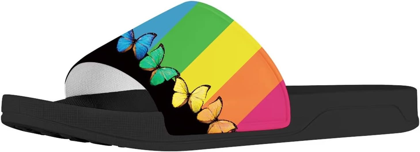 Сланцы Forchrinse с леопардовым и гепардовым принтом для мужчин и женщин, нескользящие домашние и душевые тапочки, спортивные легкие сандалии, Rainbow Butterfly
Сланцы Forchrinse с леопардовым и гепардовым принтом для мужчин и женщин, нескользящие домашние и душевые тапочки, спортивные легкие сандалии, Rainbow Butterfly