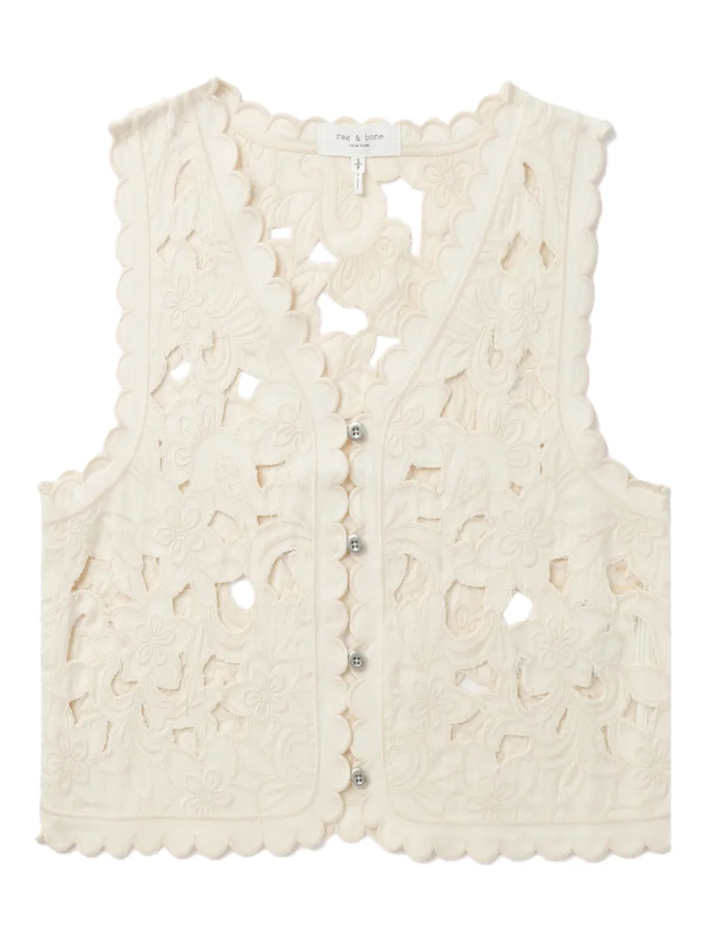 Жилет с цветочной вышивкой rag & bone, нейтральный
Жилет с цветочной вышивкой rag & bone, нейтральный