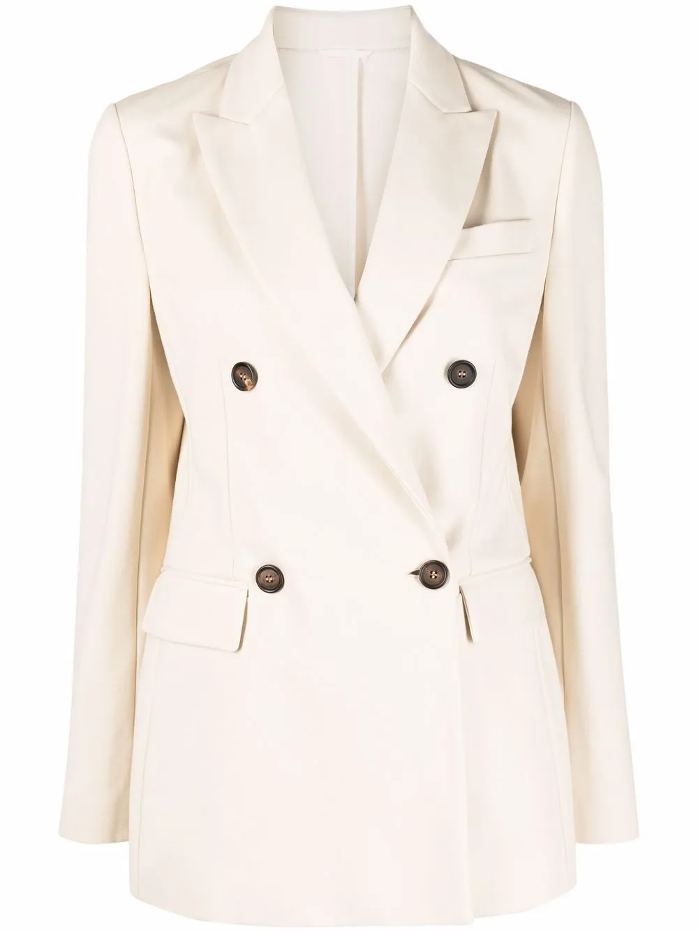 Двубортный блейзер Brunello Cucinelli, нейтральный
Двубортный блейзер Brunello Cucinelli, нейтральный