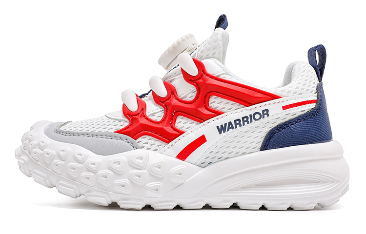 Нескользящая износостойкая амортизирующая детская обувь для повседневной жизни WARRIOR, белый/серый/красный
Нескользящая износостойкая амортизирующая детская обувь для повседневной жизни WARRIOR, белый/серый/красный