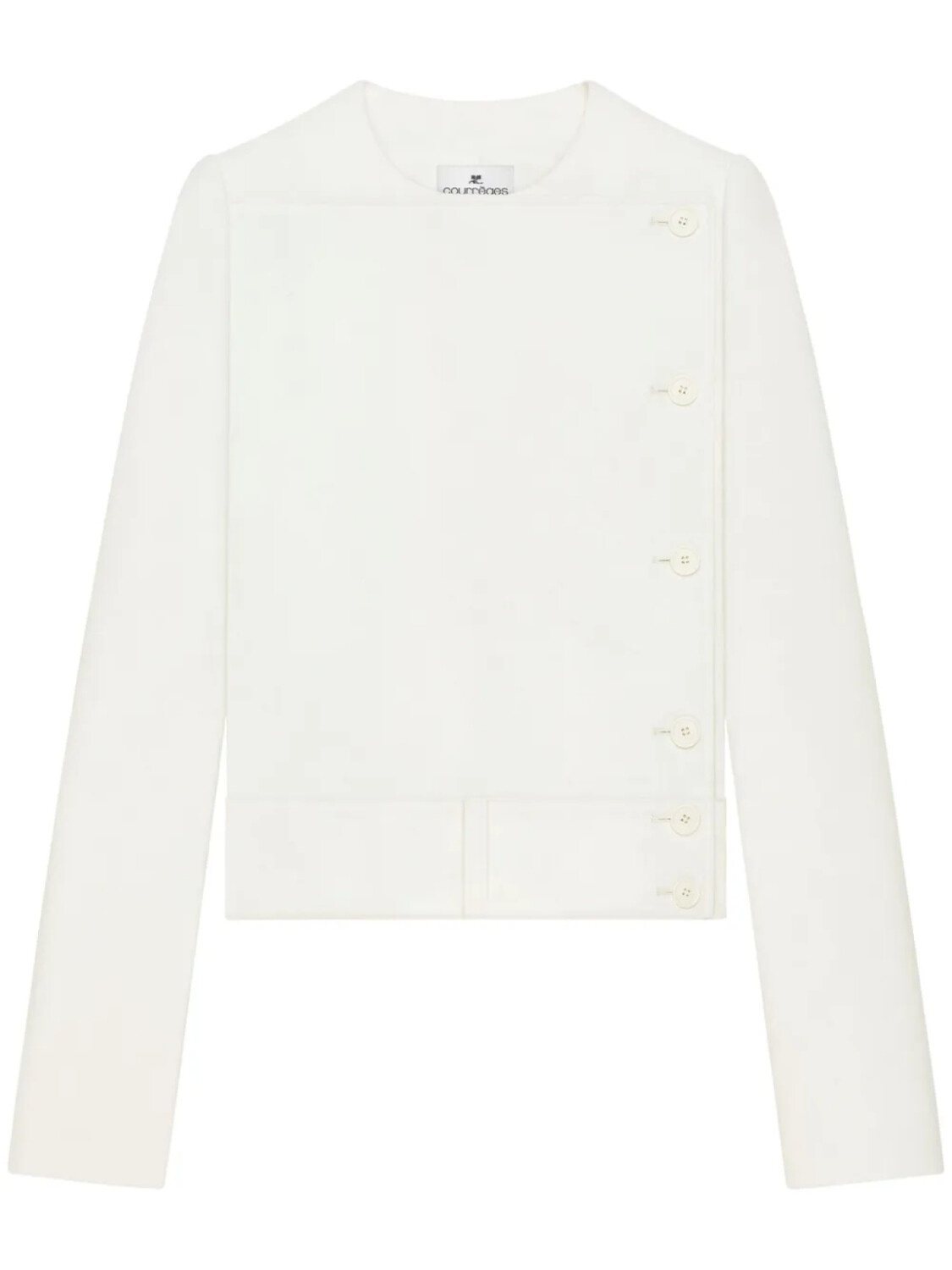Courrèges жакет строгого кроя, белый
Courrèges жакет строгого кроя, белый