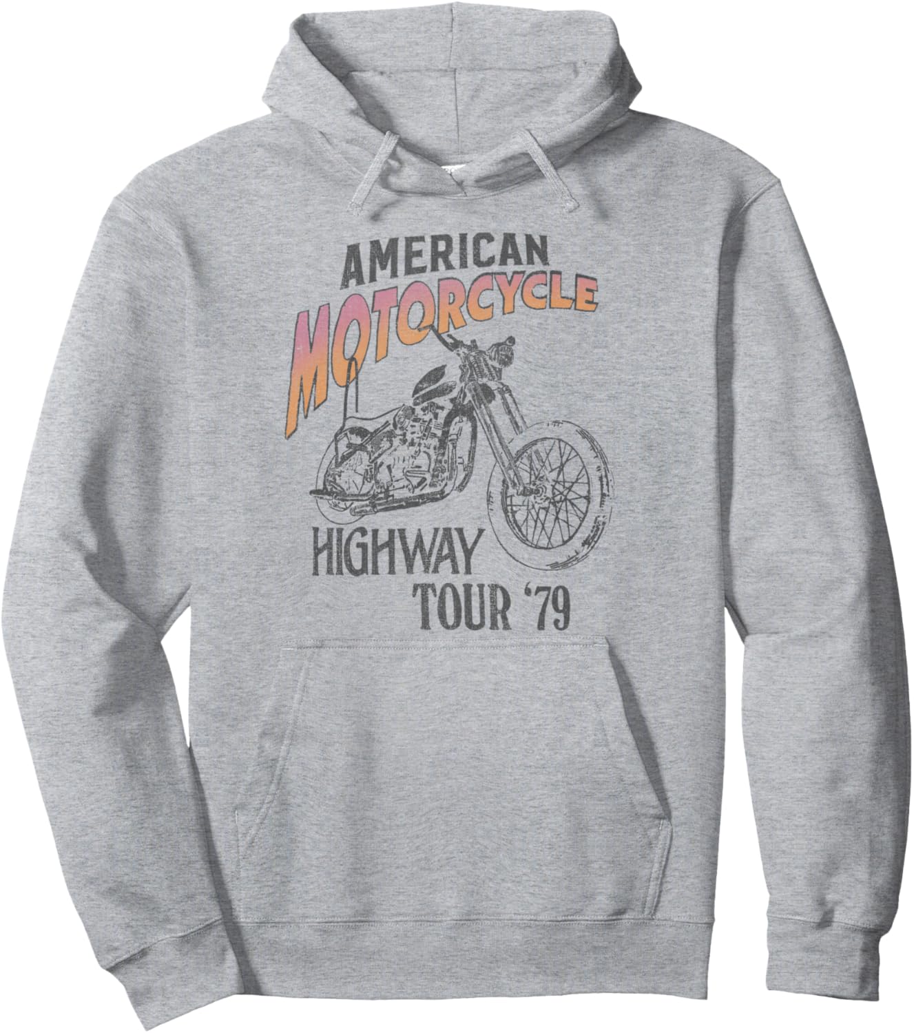 Американская мотоциклетная автомагистраль '79, просто проезжаю... Толстовка с капюшоном сзади, серая Trendy Apparel
Американская мотоциклетная автомагистраль '79, просто проезжаю... Толстовка с капюшоном сзади, серая Trendy Apparel